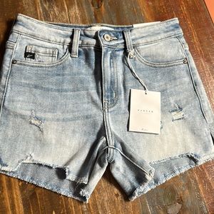 KANCAN Distressed Highrise Shorts Size Medium NWT